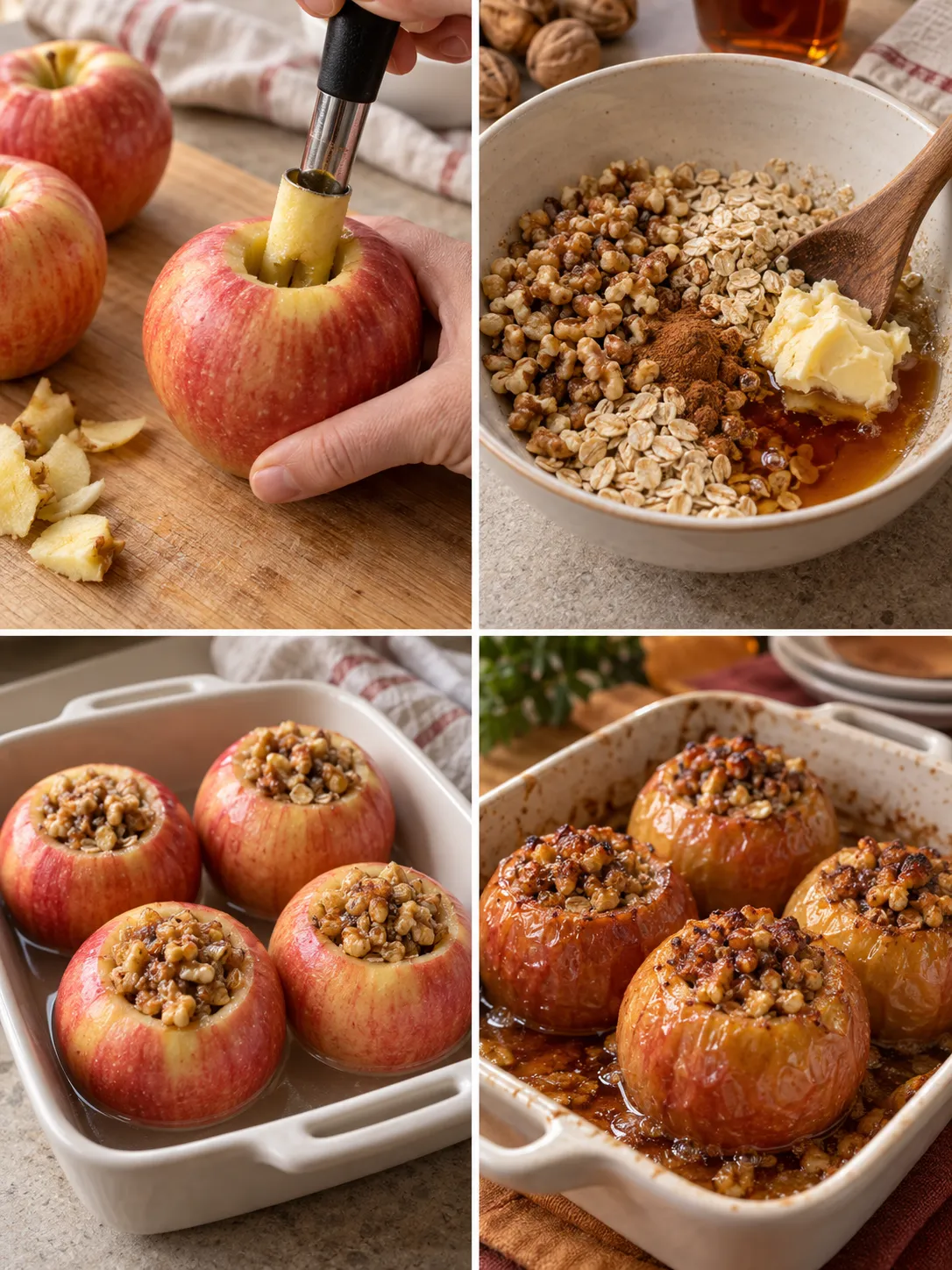 Maple Walnut Baked Apples