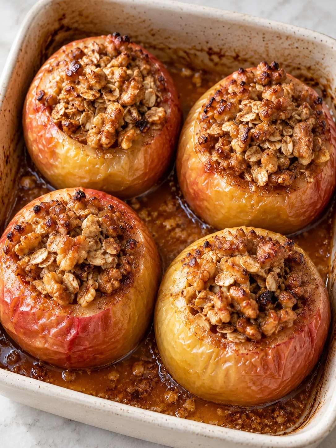 Maple Walnut Baked Apples