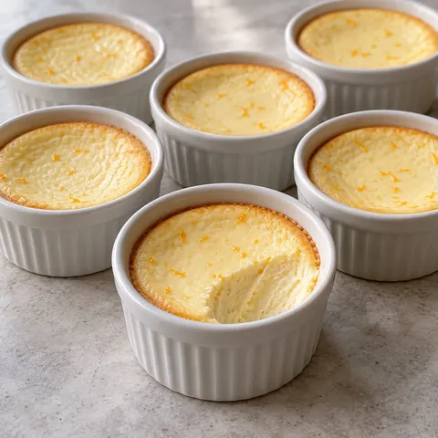 Baked Orange Honey Cheesecake Cups
