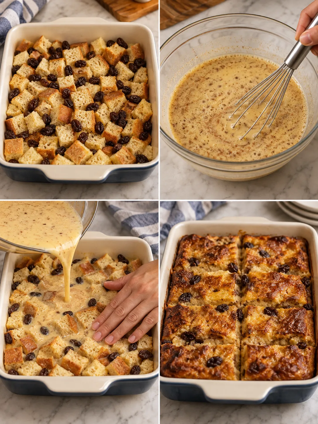 Cinnamon Raisin Bread Pudding