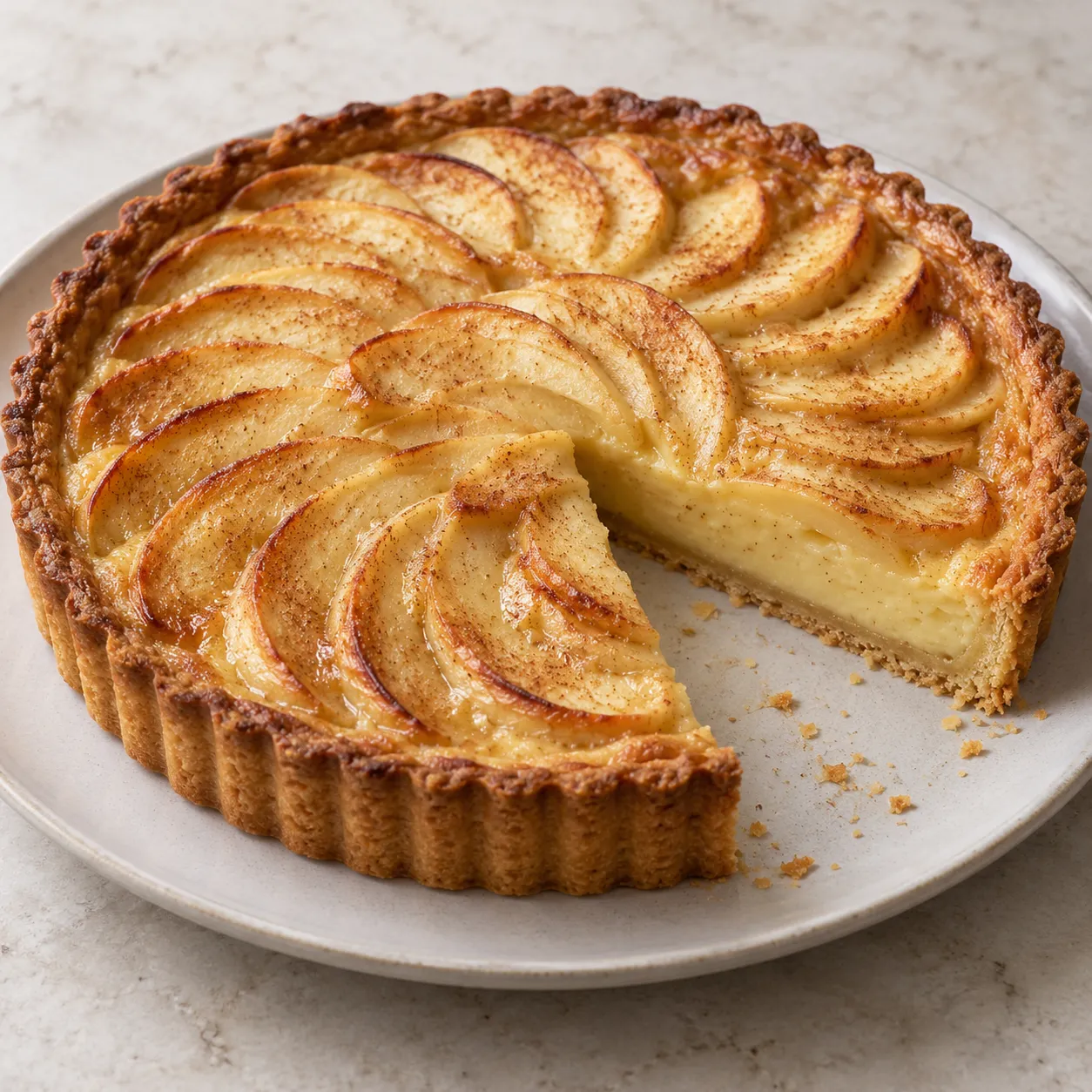 Vanilla Custard Apple Tart