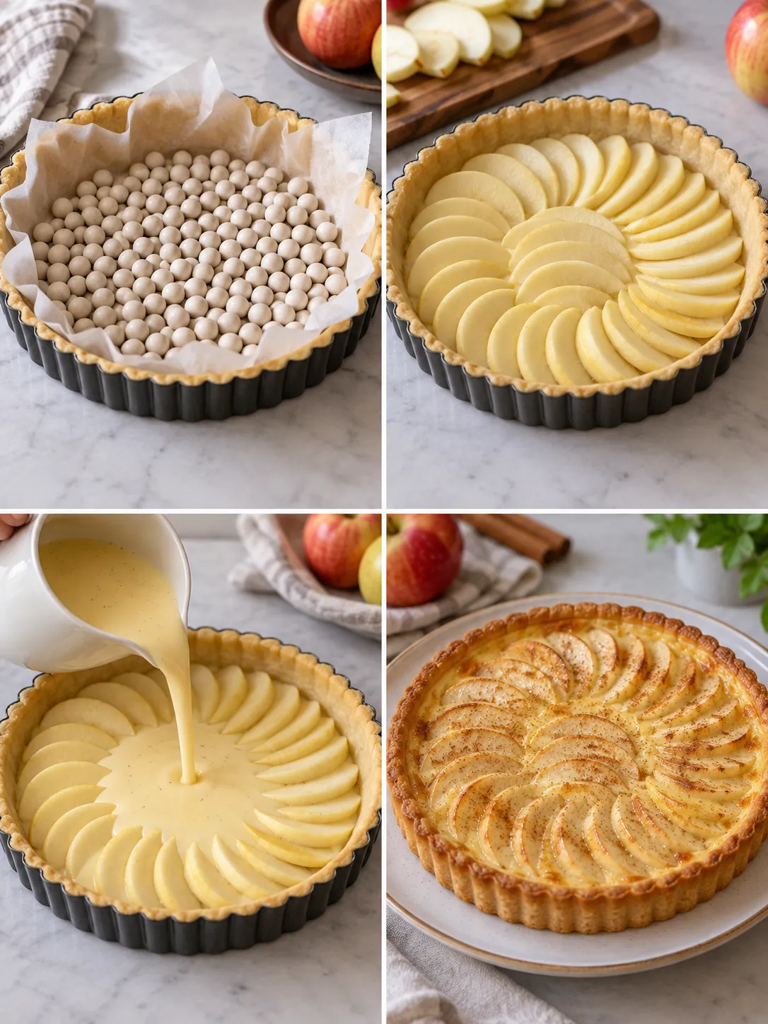 Vanilla Custard Apple Tart
