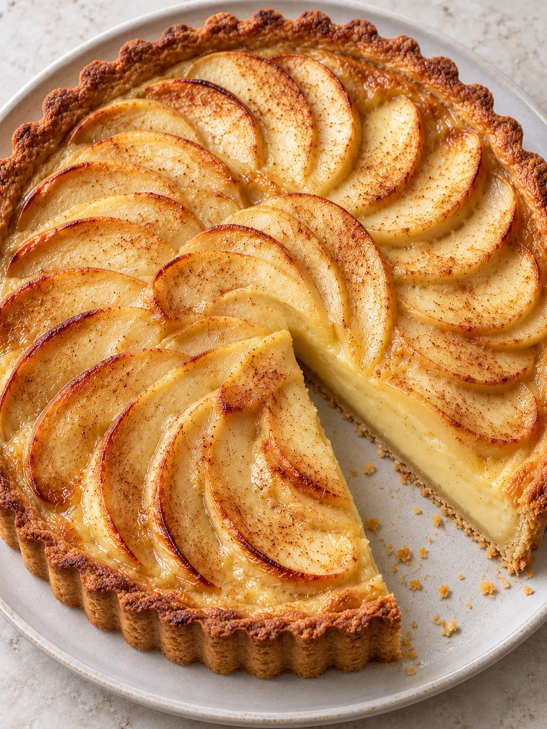 Vanilla Custard Apple Tart