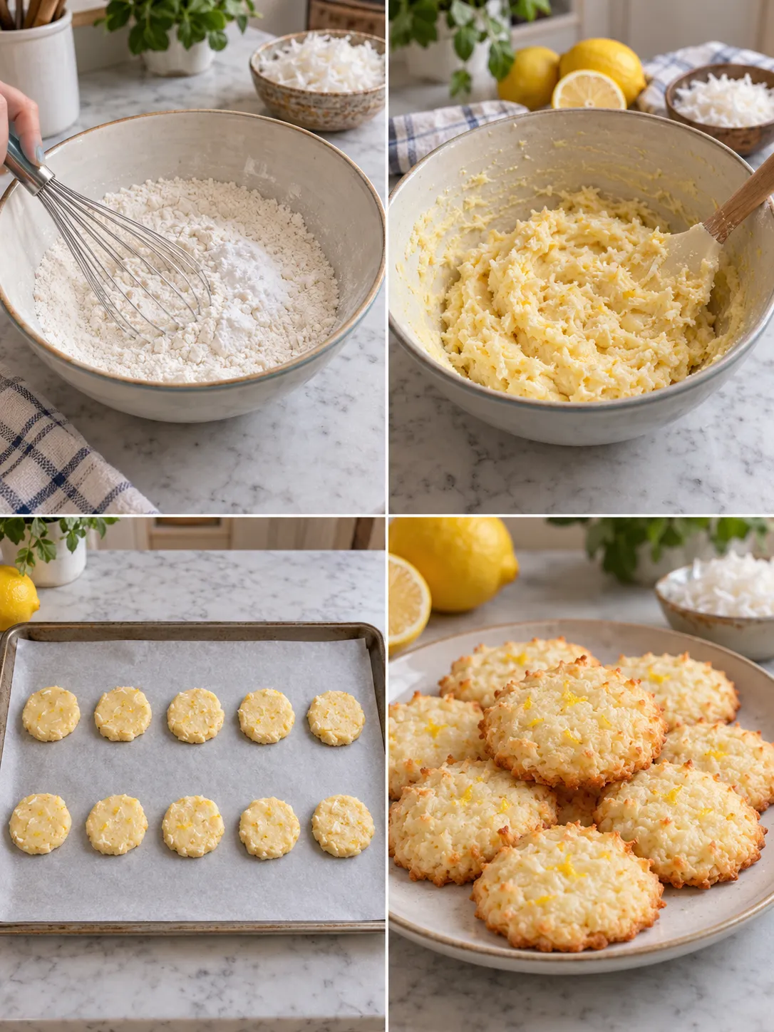Lemon Coconut Drop Cookies