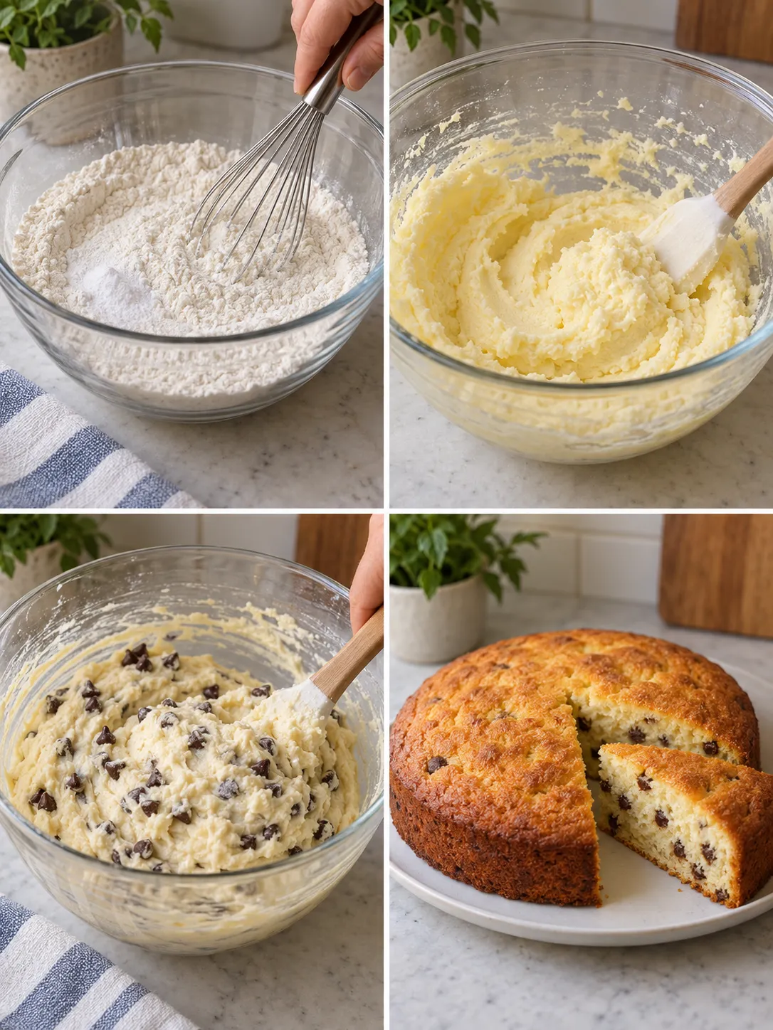 Chocolate Chip Ricotta Cake