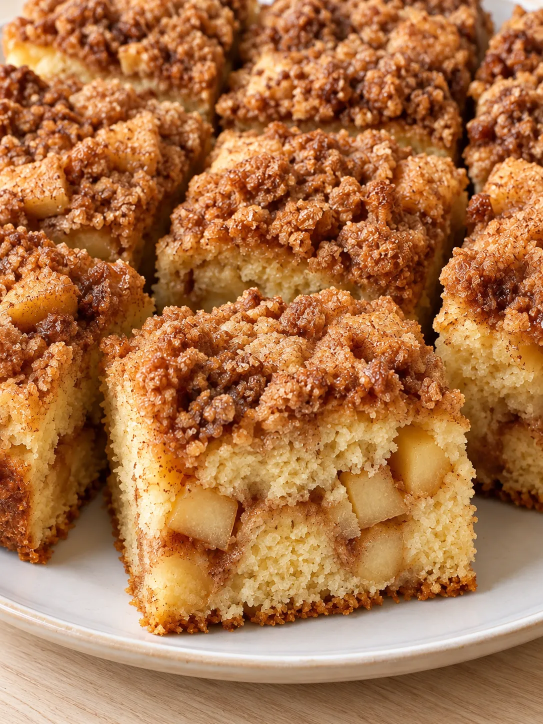 Apple Cinnamon Sour Cream Coffee Cake