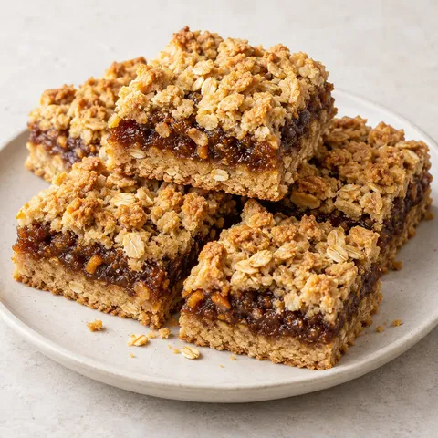 Orange Date Oat Crumble Bars