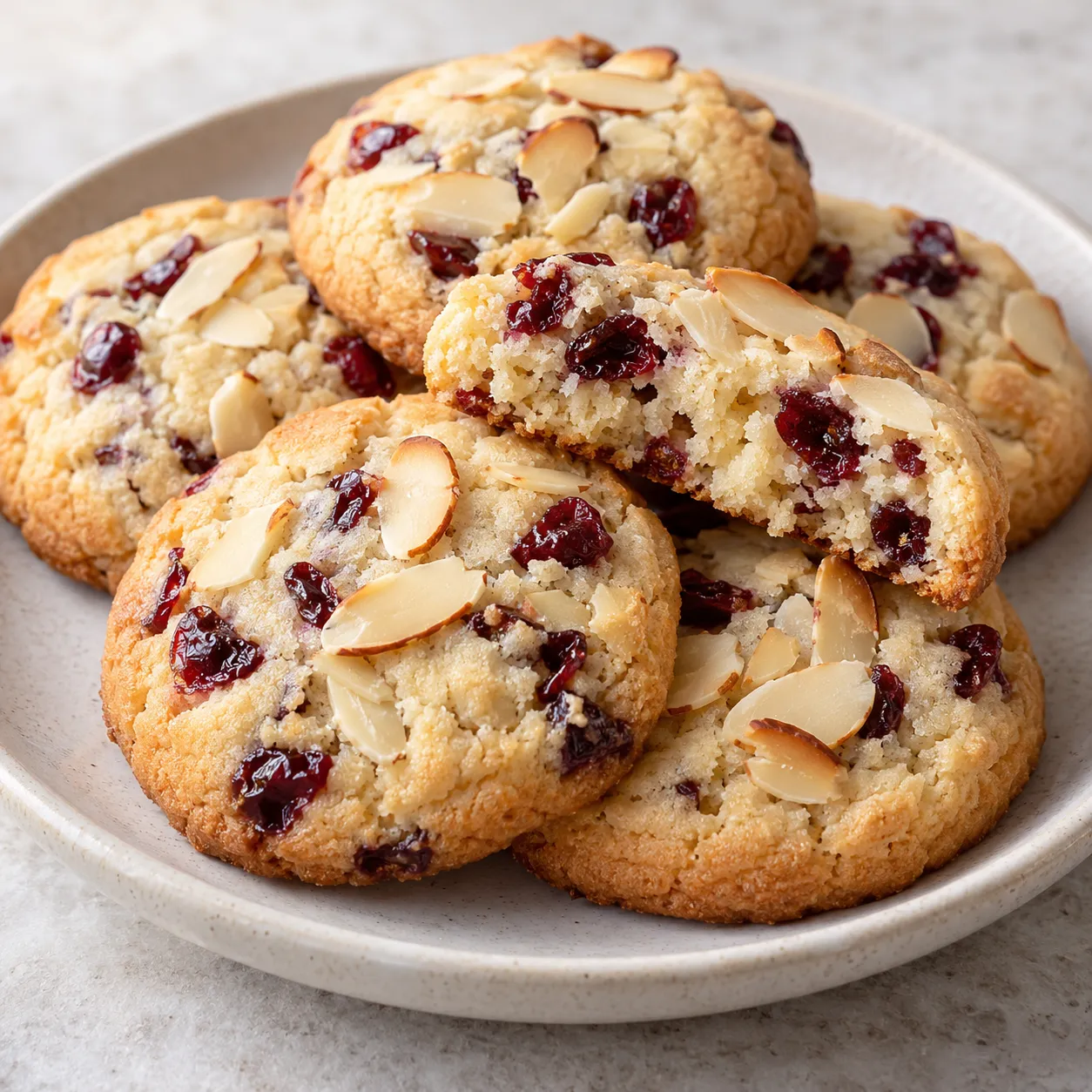 Cherry Almond Butter Cookies