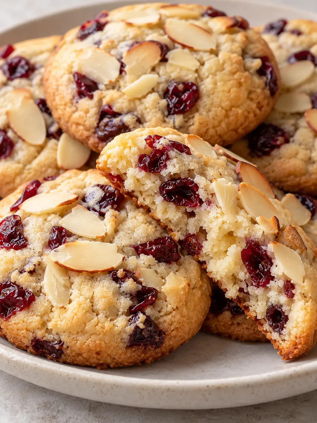 Cherry Almond Butter Cookies