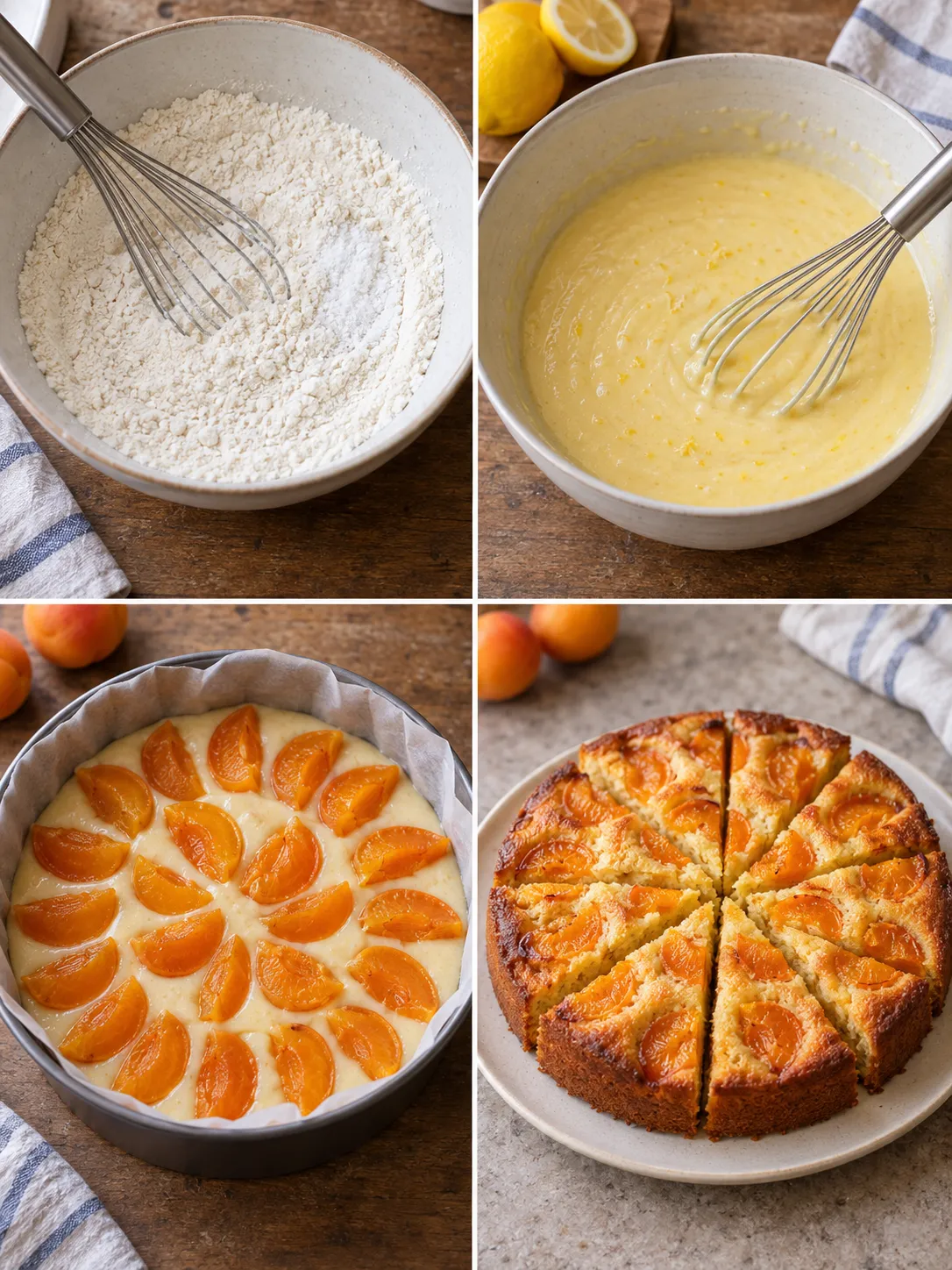 Lemon Apricot Yogurt Cake
