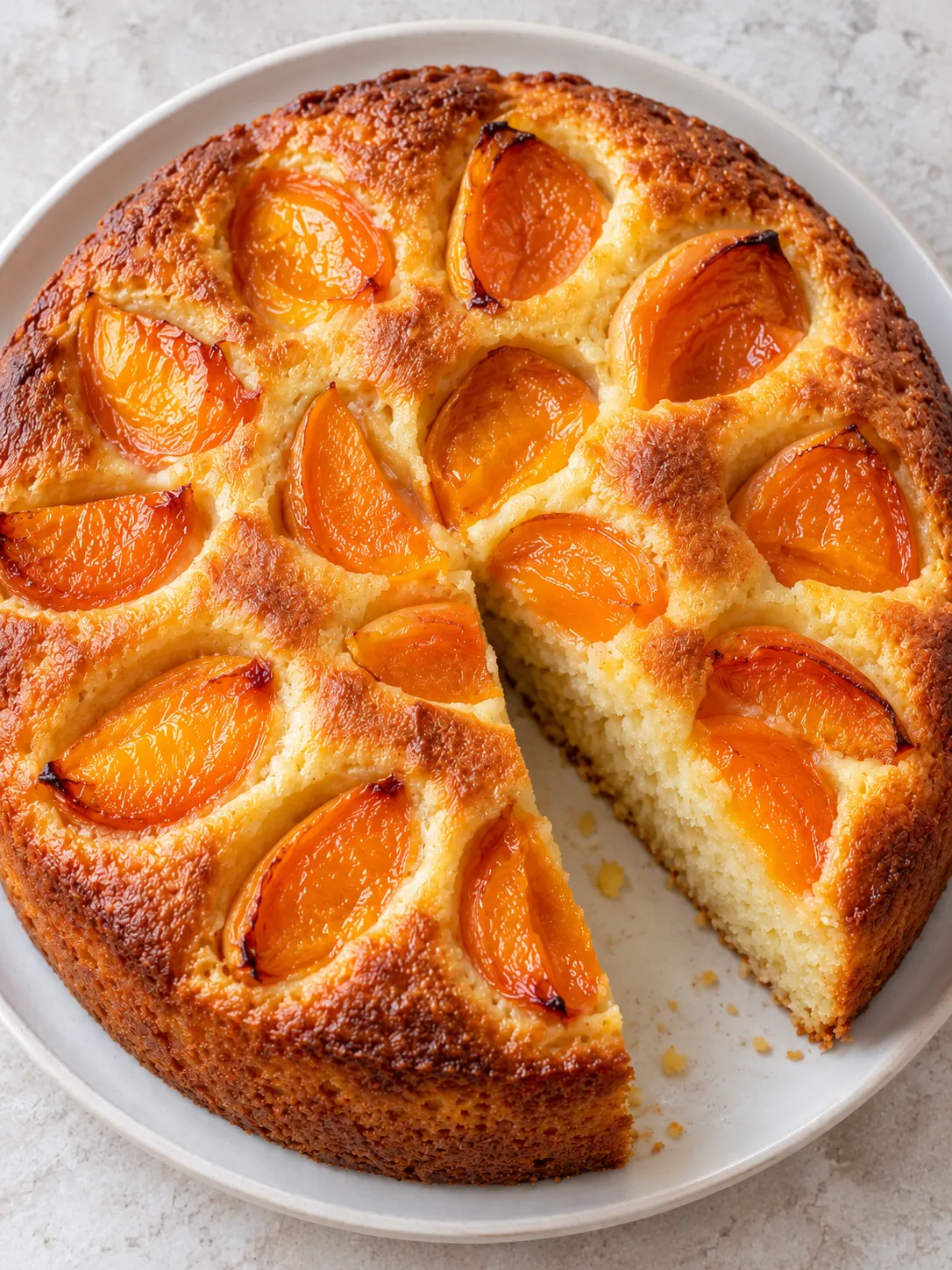 Lemon Apricot Yogurt Cake