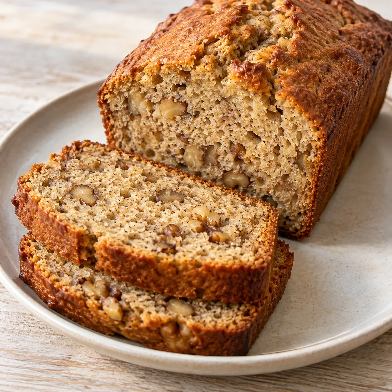 Coffee Walnut Yogurt Loaf