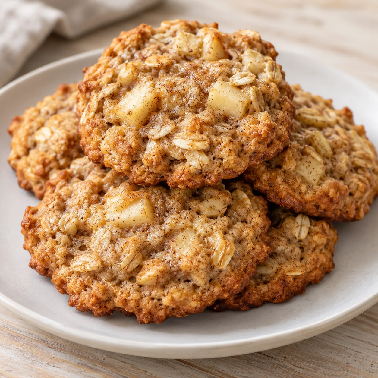 Brown Butter Apple Oat Cookies