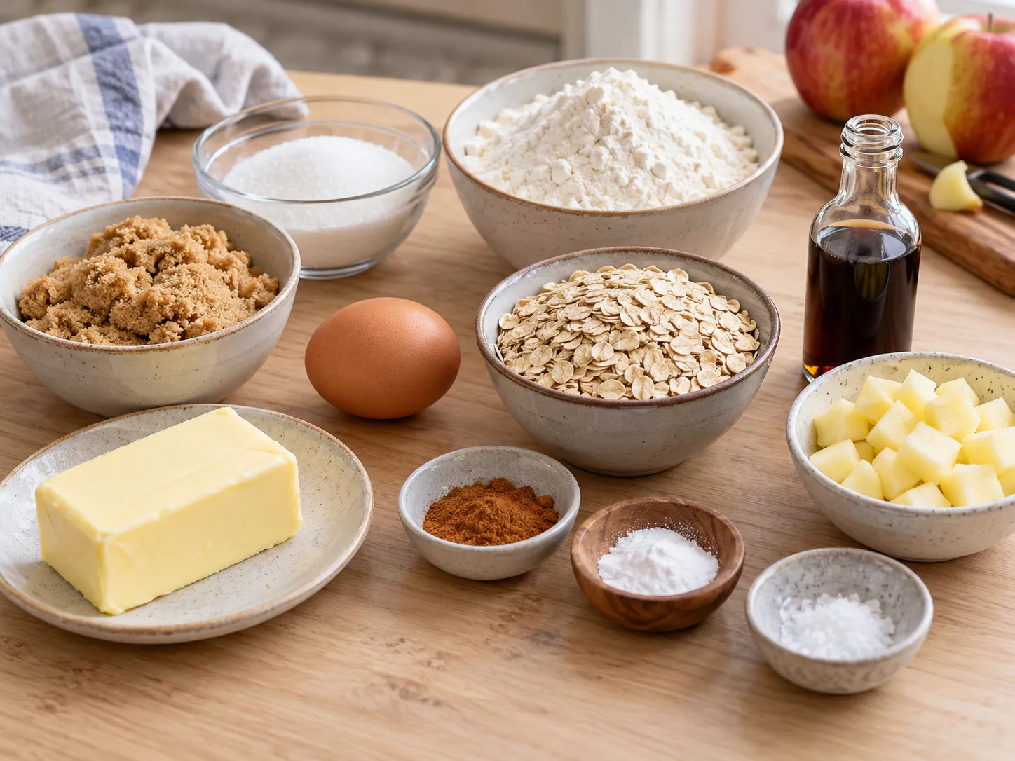 Brown Butter Apple Oat Cookies