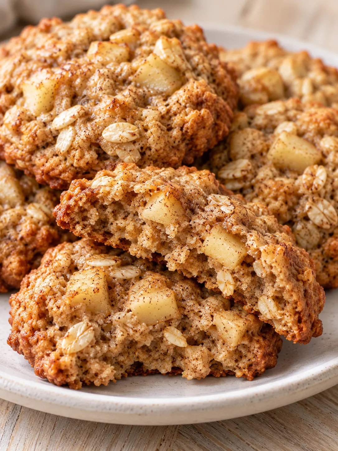 Brown Butter Apple Oat Cookies