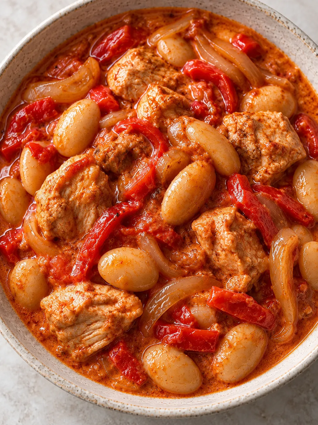 Paprika Chicken and Butter Bean Skillet