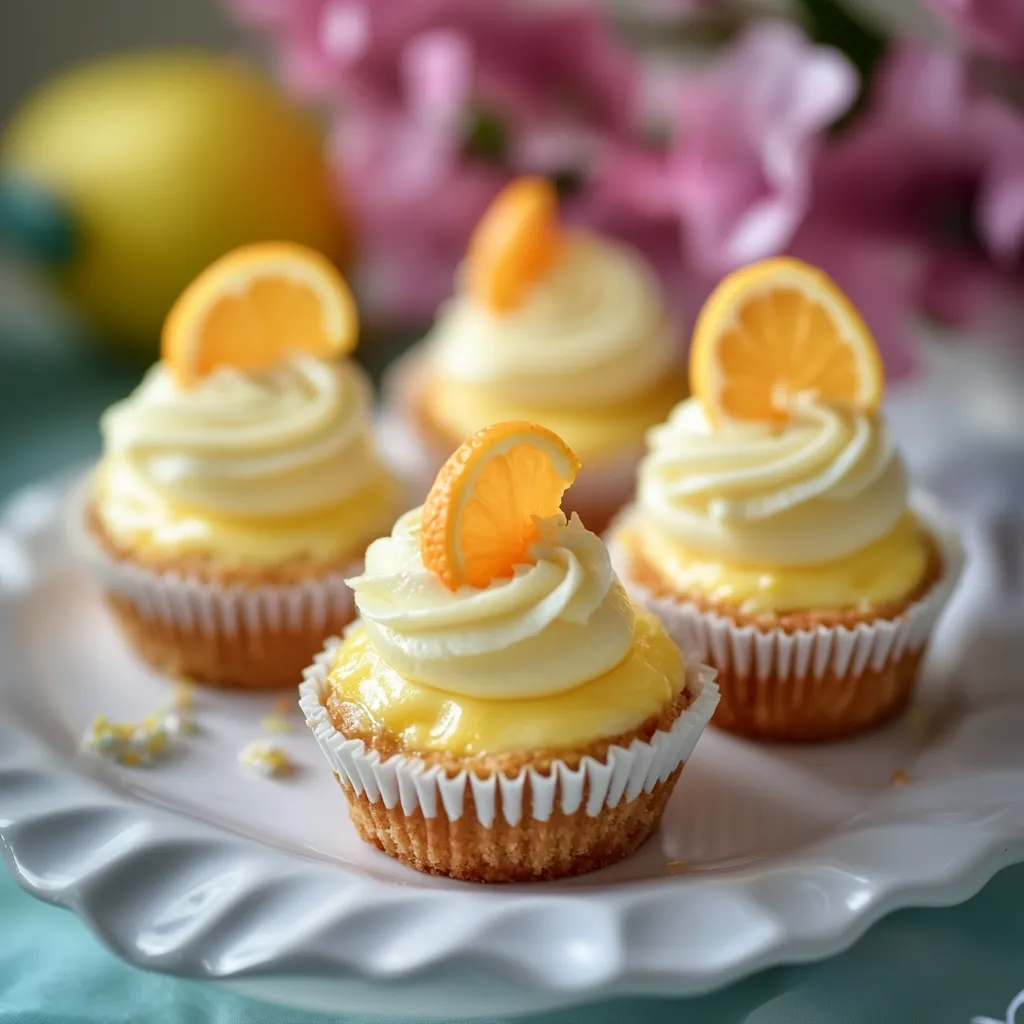 Mini Easter Orange Cheesecakes