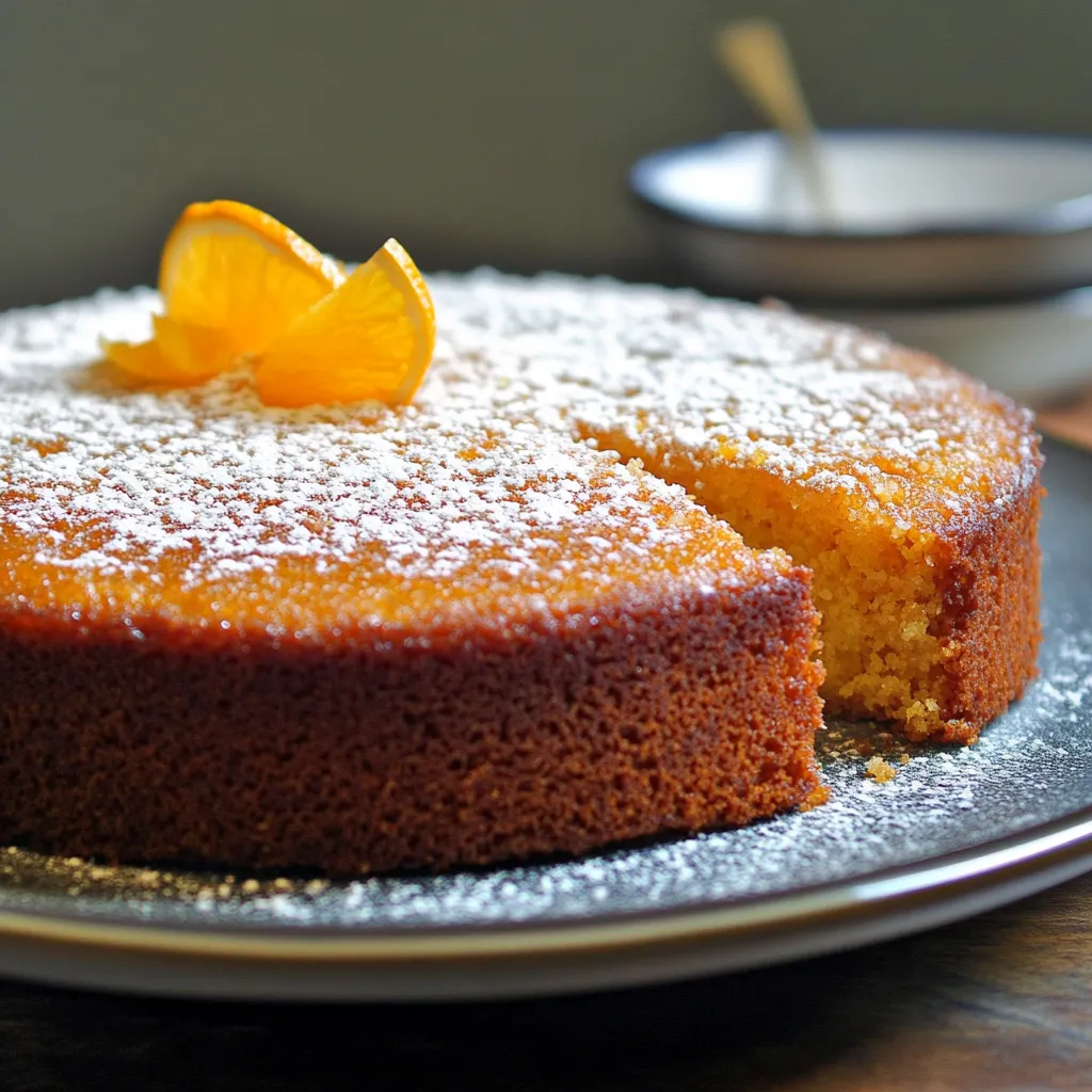 Delightful Orange Ginger Cake