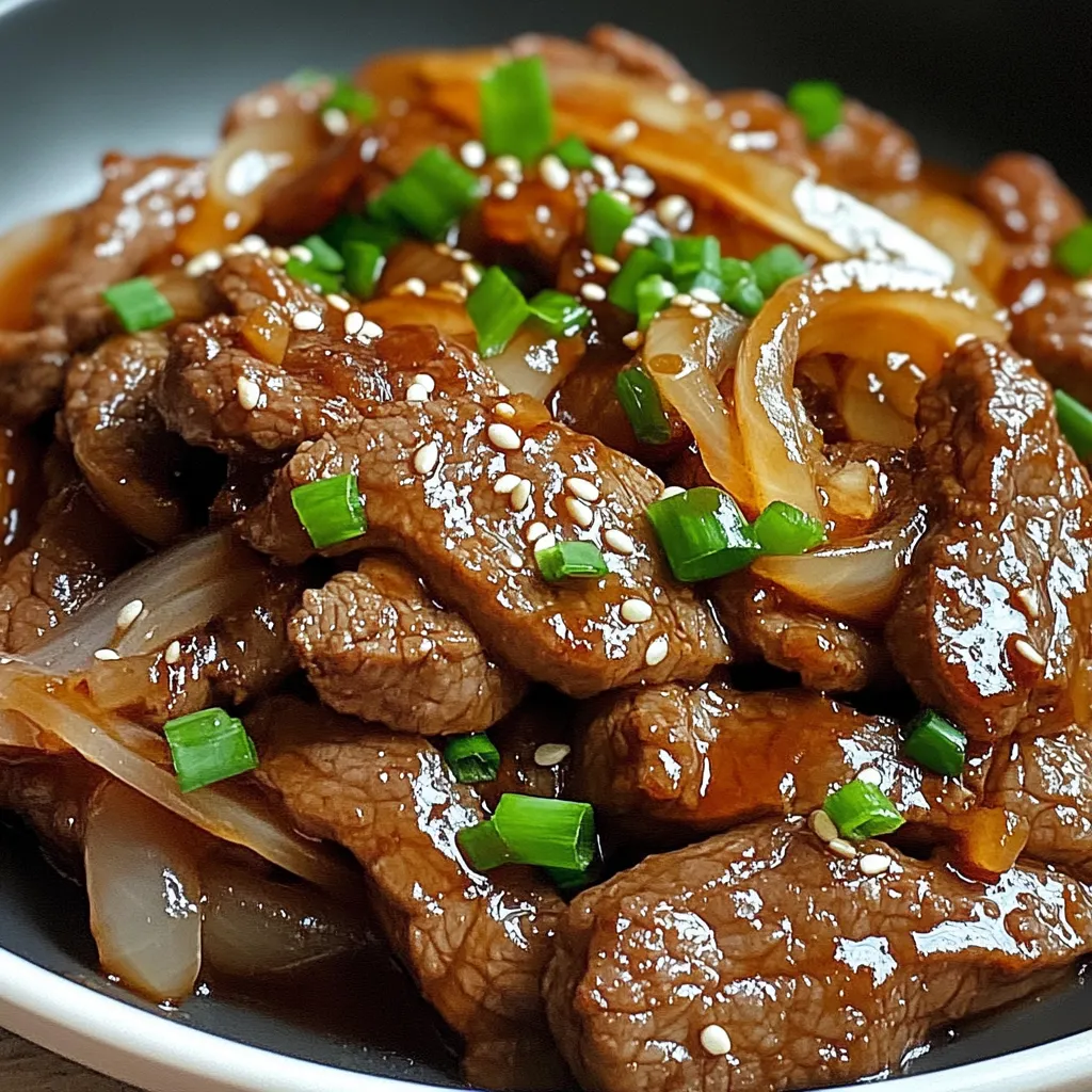 Oyster Sauce Beef and Onion Stir-Fry with Ginger