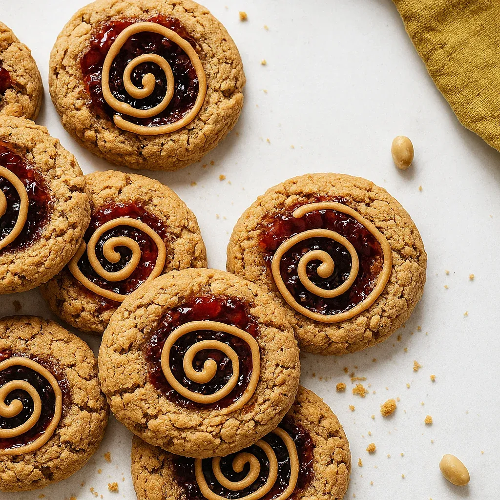 Peanut Butter and Jelly Cookies