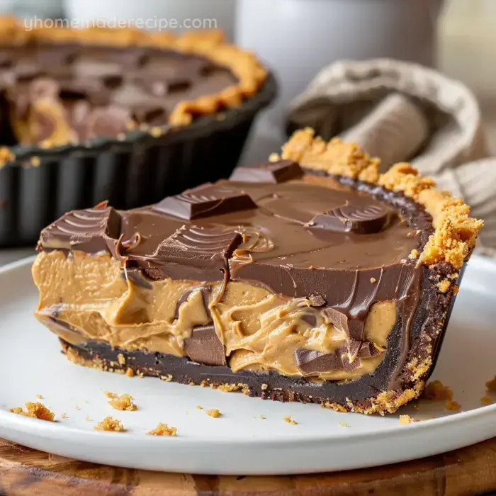Giant Reese's Peanut Butter Cup Pie