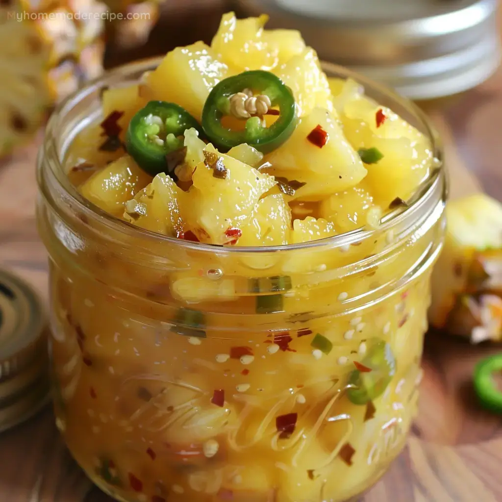 Homemade Pineapple Jalapeño Relish