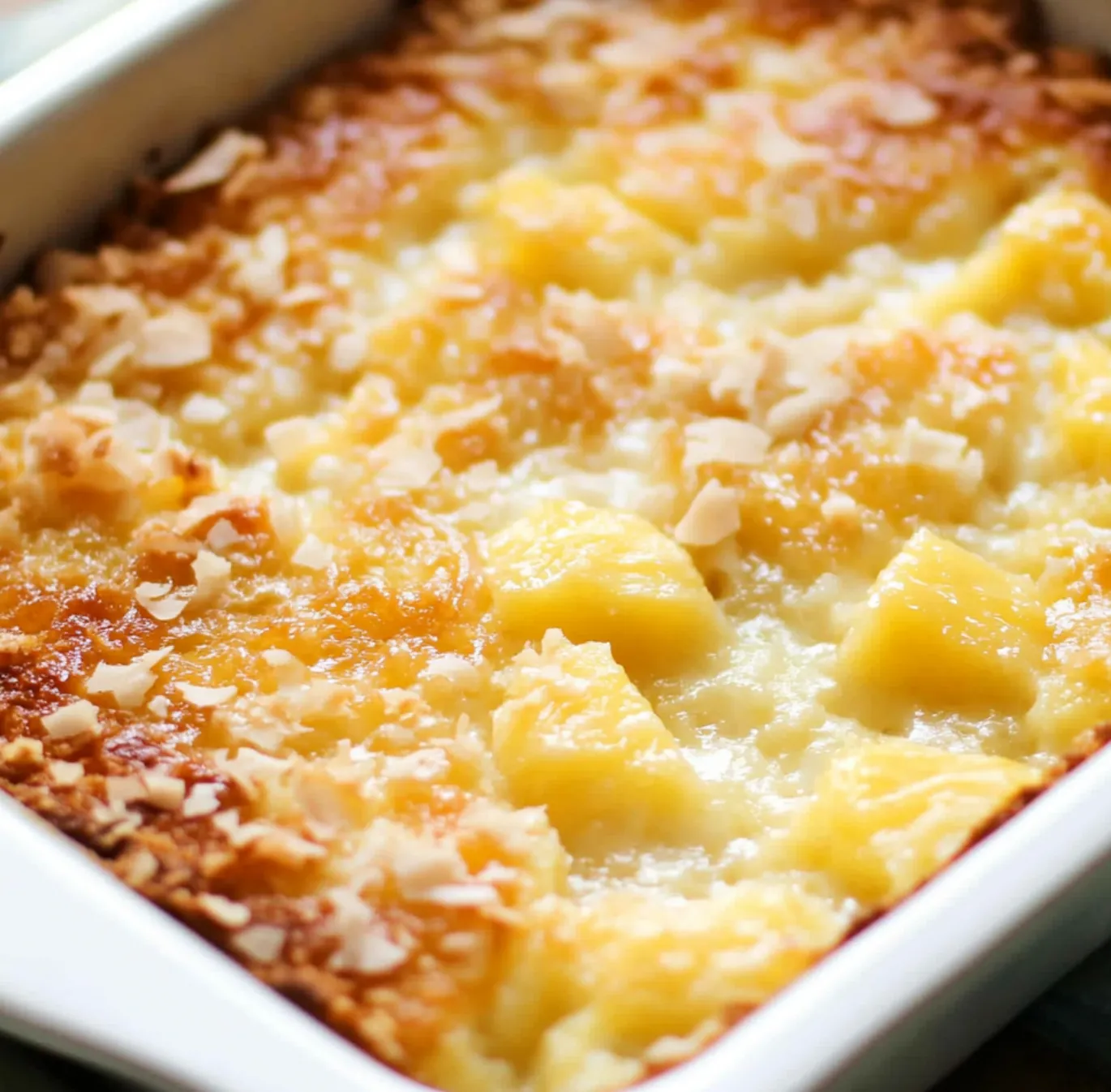 Easy 5-Ingredient Pineapple Dump Cake