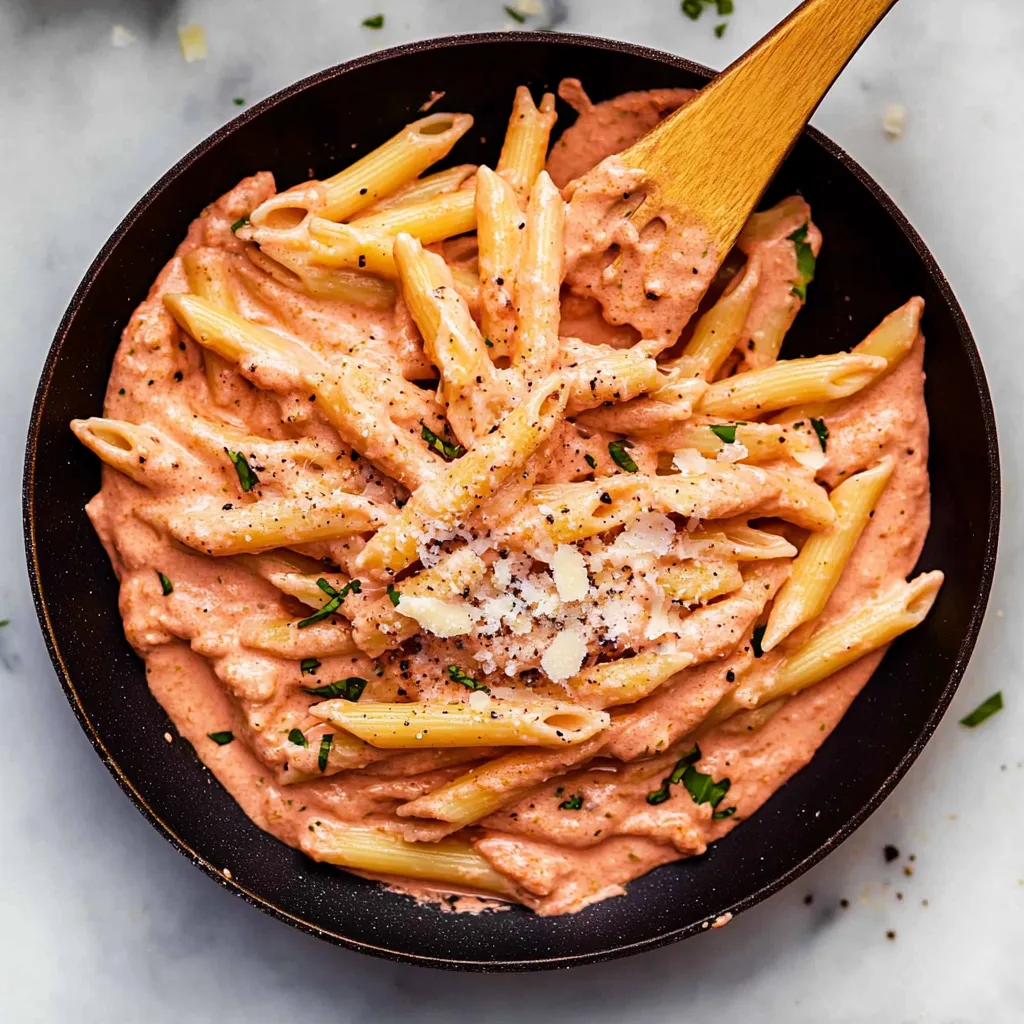 Easy Pink Sauce Pasta