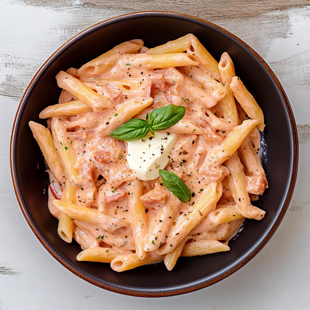 Easy Pink Sauce Pasta