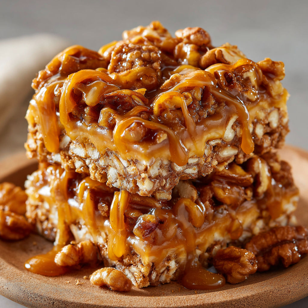Praline Crunch Caramel Cereal with Pecans and Vanilla