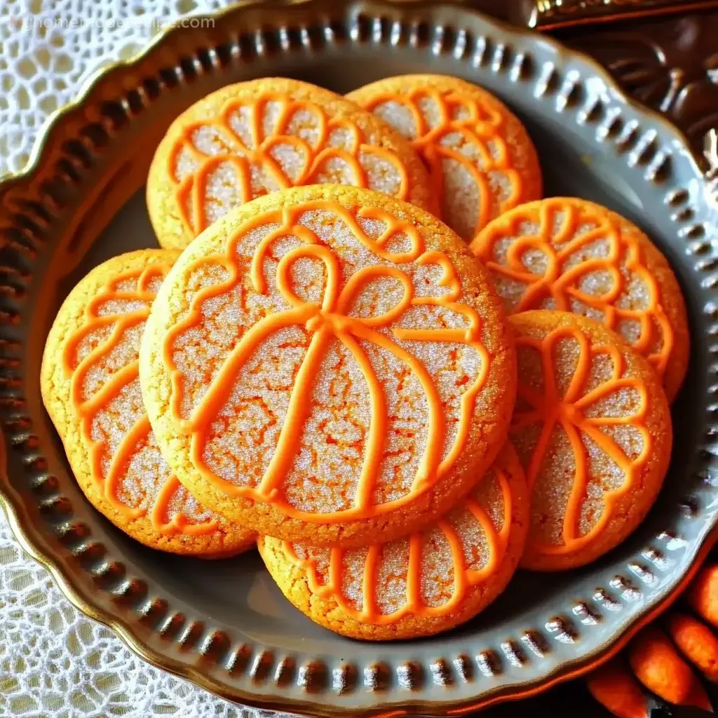 Delicious Pumpkin-Shaped Sugar Cookies