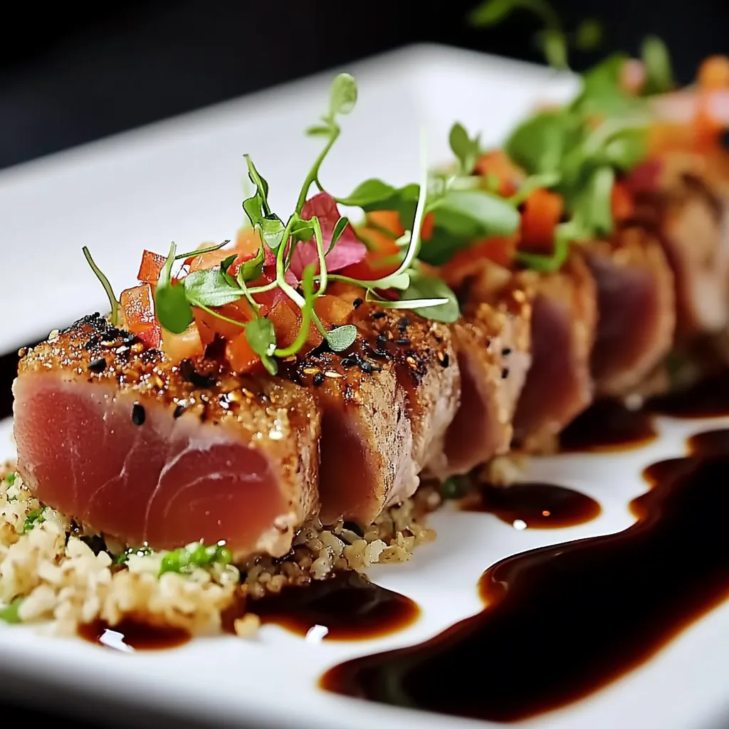 Savor Delicious Ruth's Chris Ahi Tuna Appetizer