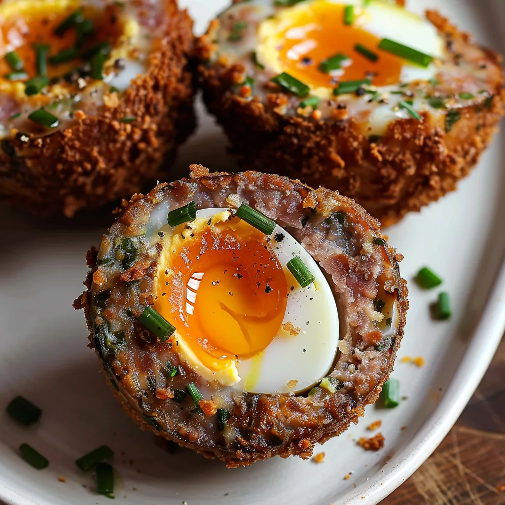 Classic Scotch Eggs Recipe with Breakfast Sausage