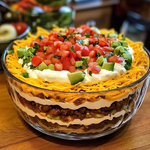 Irresistible Seven-Layer Taco Dip for Parties and Gatherings