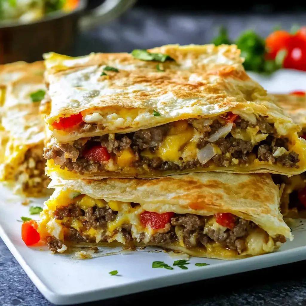 Easy Sheet Pan Breakfast Burritos