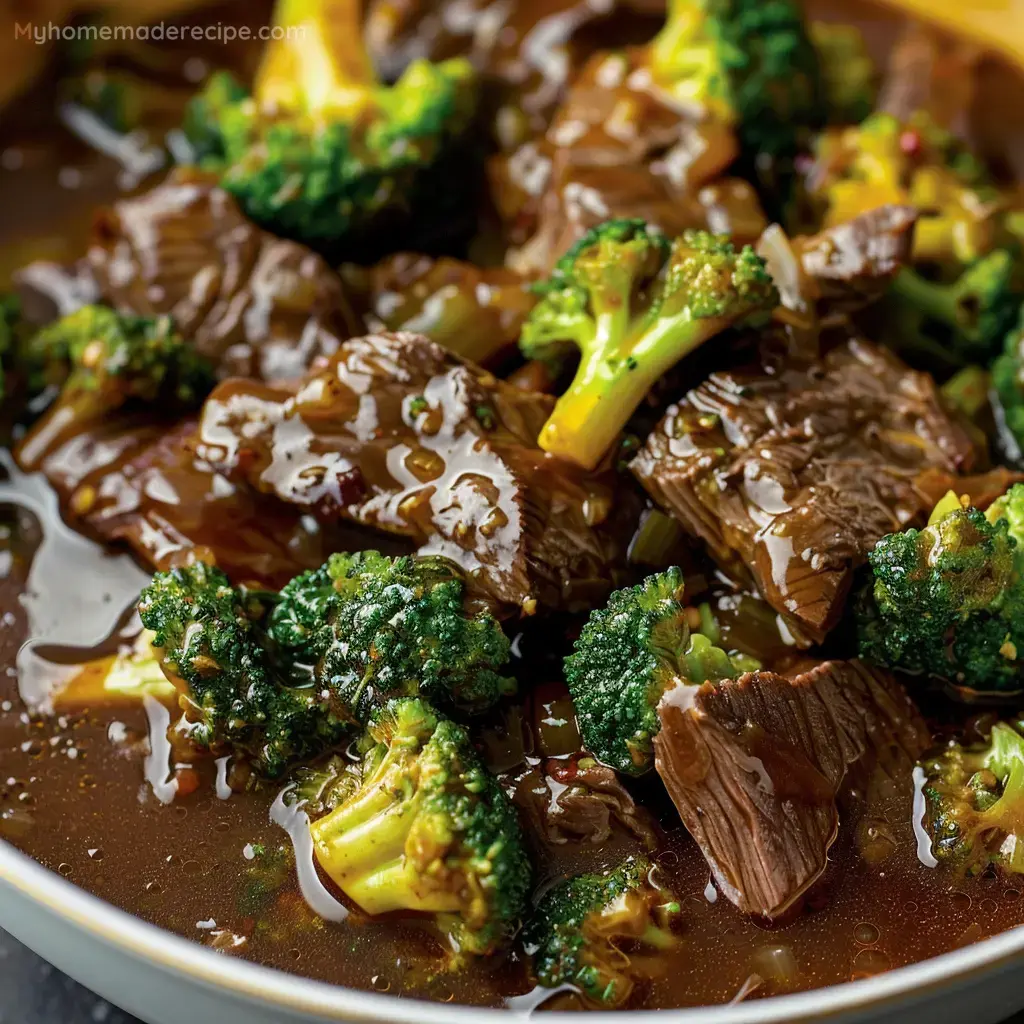 Delicious Slow Cooker Broccoli Beef