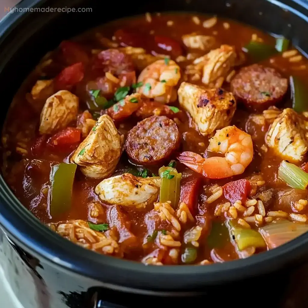 Delicious Slow Cooker Jambalaya