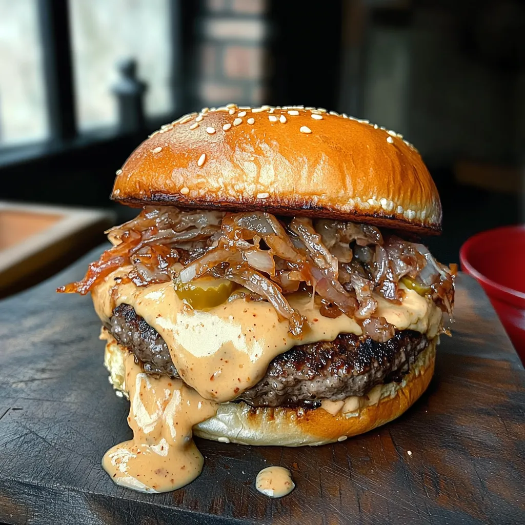 Easy Smash Burgers Recipe with Homemade Baconnaise Sauce