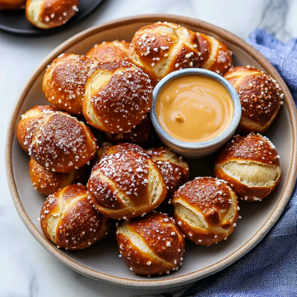 Soft Pretzel Bites with Easy Dough