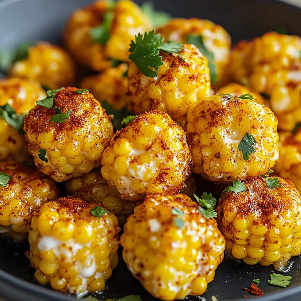 Easy Spicy Mexican Corn Bites