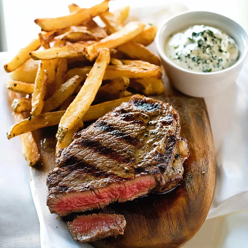 Easy Classic Steak Frites Recipe with Herb-Lemon Butter