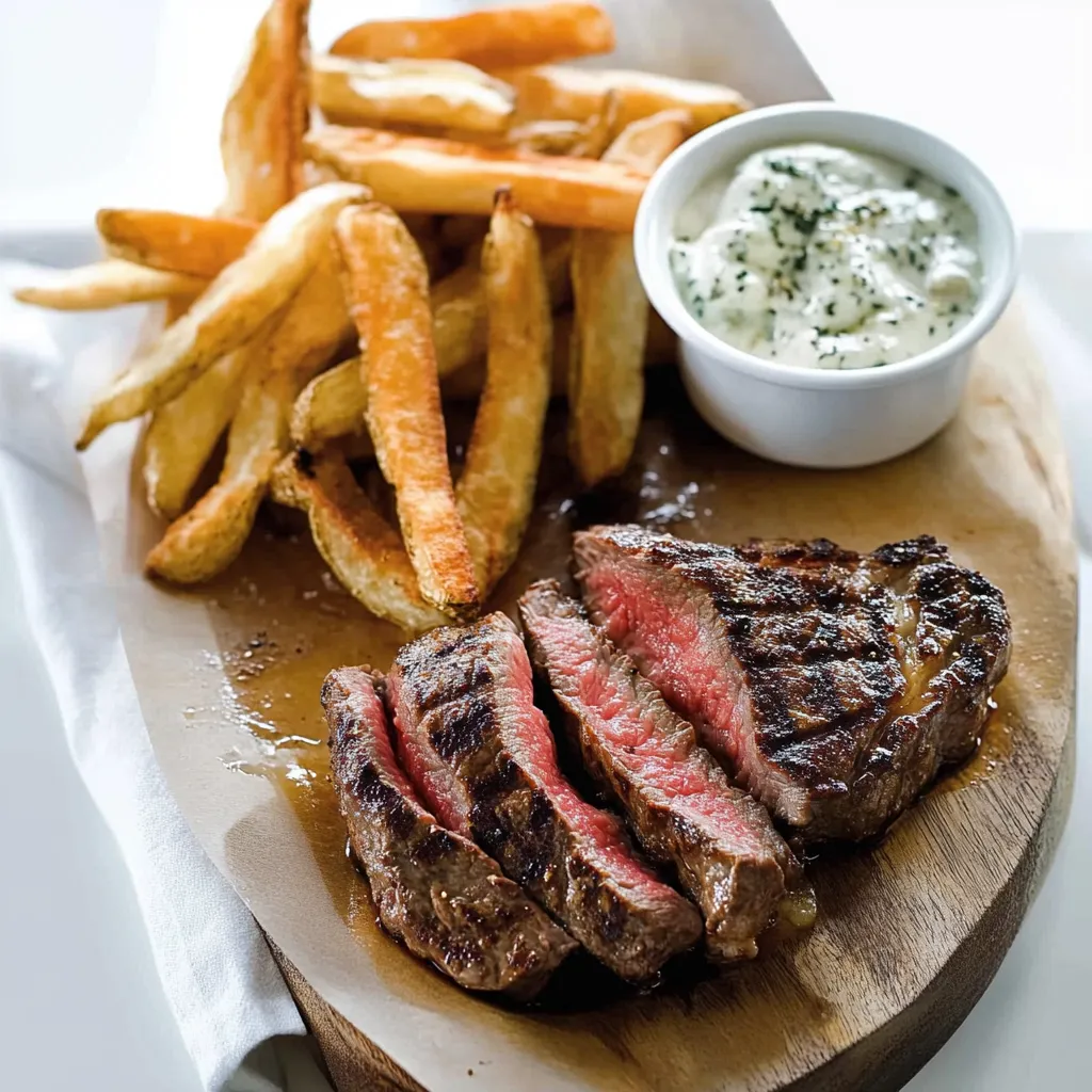 Easy Classic Steak Frites Recipe with Herb-Lemon Butter