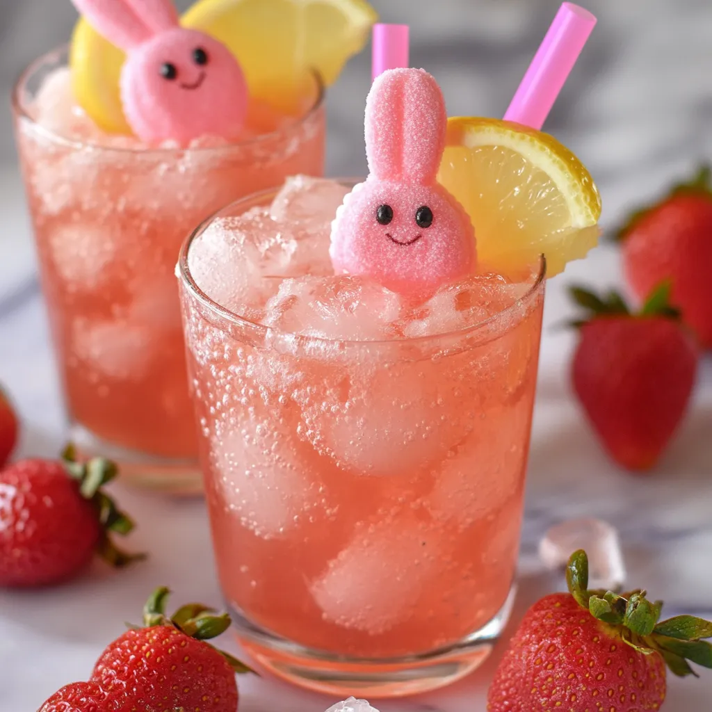 Easy Strawberry Lemonade Cocktail with Malibu Rum