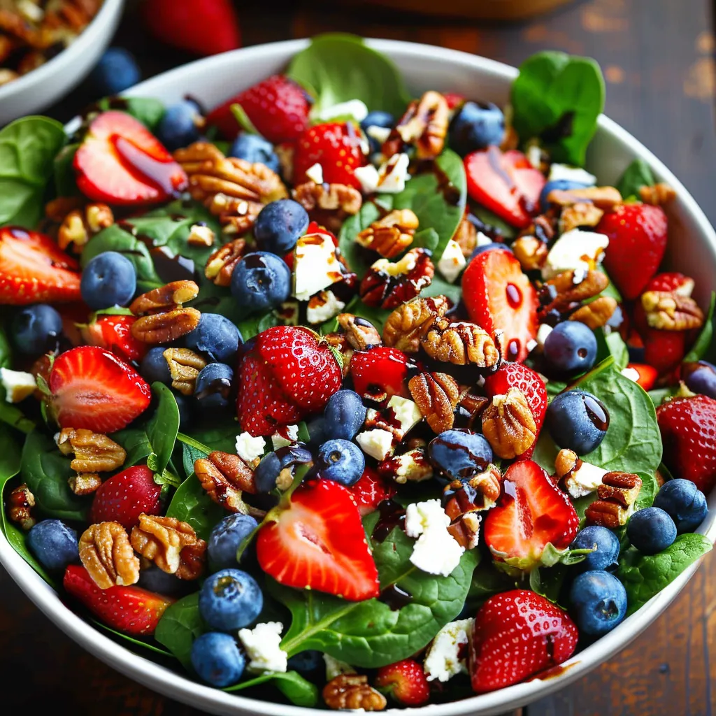 15-Minute Strawberry Spinach Salad