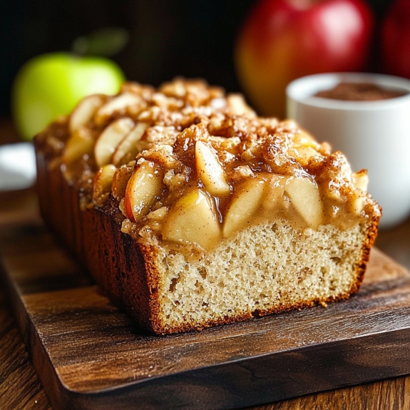 Sweet Apple Cinnamon Bread with Glaze