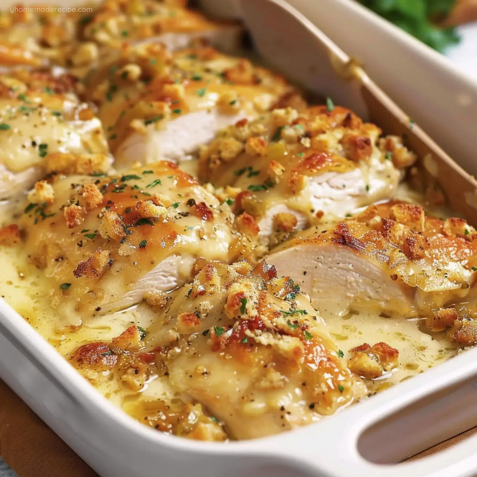 Easy Swiss Chicken Casserole