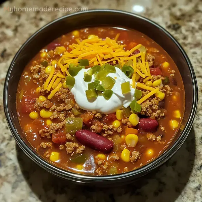 Hearty and Delicious Taco Soup