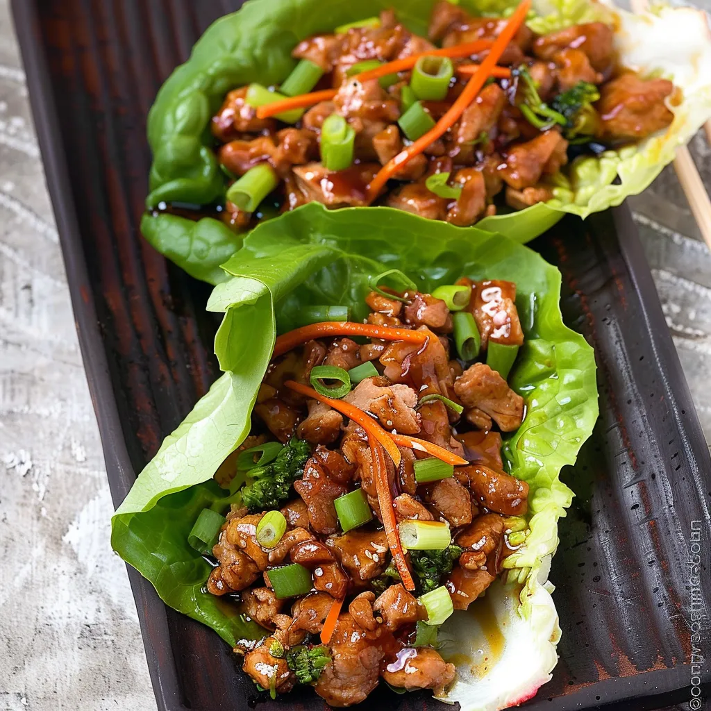 Make Teriyaki Turkey Lettuce Wraps