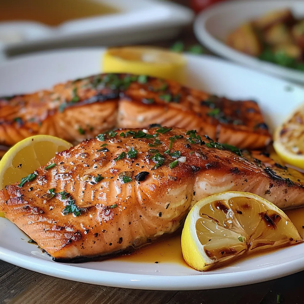 Texas Roadhouse Style Salmon with Citrus & Spices
