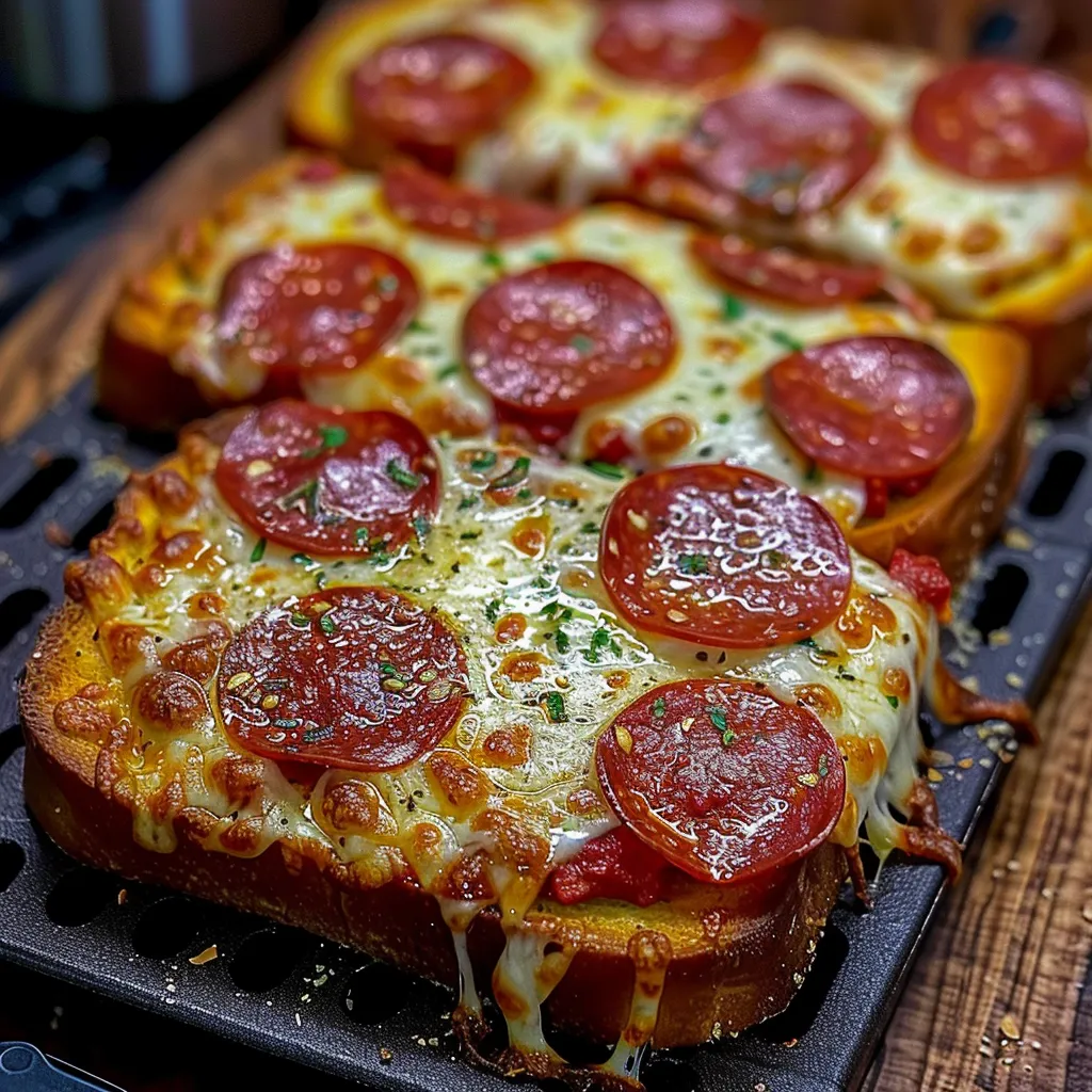 Texas Toast Pizza with Air Fryer Method